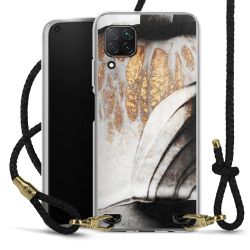 Carry Case Transparent Leather black/gold