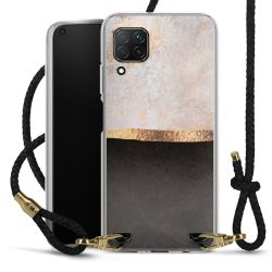 New Carry Case Transparent Leder schwarz/gold