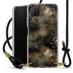 Carry Case Transparent Leather black/gold