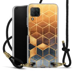 Carry Case Transparent Leather black/gold