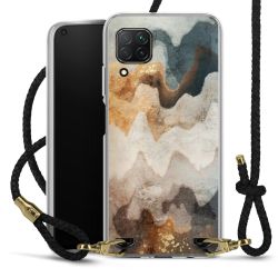 Carry Case Transparent Leather black/gold