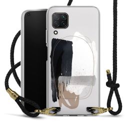 Carry Case Transparent Leather black/gold