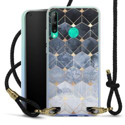 Carry Case Transparent Leather black/gold