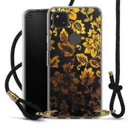 Carry Case Transparent Leather black/gold