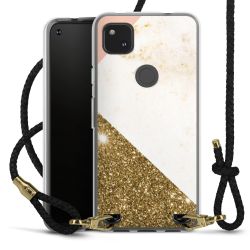 Carry Case Transparent Leather black/gold