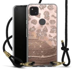 Carry Case Transparent Leather black/gold