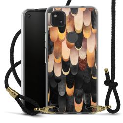 Carry Case Transparent Leather black/gold