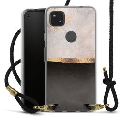 Carry Case Transparent Leather black/gold