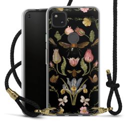 Carry Case Transparent Leather black/gold