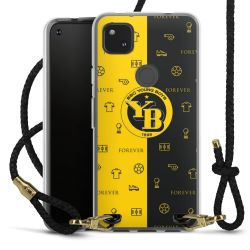 Carry Case Transparent Leather black/gold