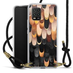 Carry Case Transparent Leather black/gold