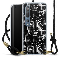 Carry Case Transparent Leather black/gold