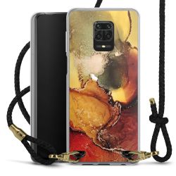 New Carry Case Transparent Leder schwarz/gold