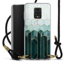 Carry Case Transparent Leather black/gold