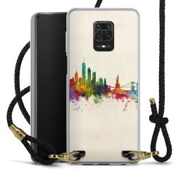 Carry Case Transparent Leather black/gold