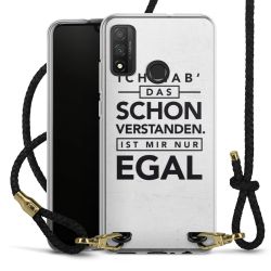 Carry Case Transparent Leder schwarz/gold