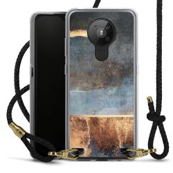 Carry Case Transparent Leather black/gold