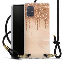 Carry Case Transparent Leather black/gold