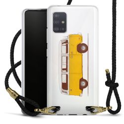 Carry Case Transparent Leather black/gold