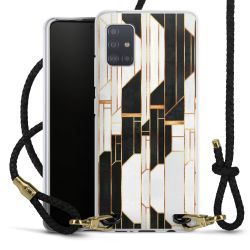 Carry Case Transparent Leather black/gold