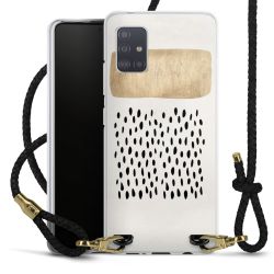 Carry Case Transparent Leather black/gold