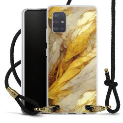 Carry Case Transparent Leather black/gold