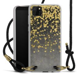 Carry Case Transparent Leather black/gold