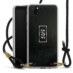 Carry Case Transparent Leather black/gold