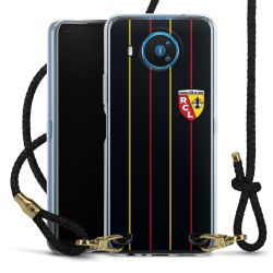 New Carry Case Transparent Leder schwarz/gold