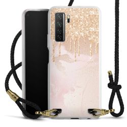 Carry Case Transparent Leather black/gold