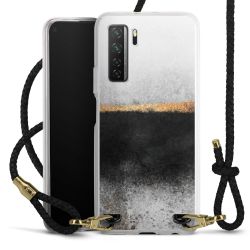 Carry Case Transparent Leather black/gold