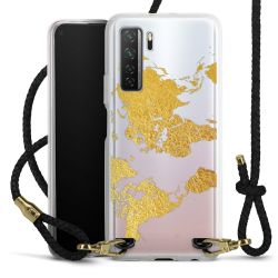 Carry Case Transparent Leather black/gold