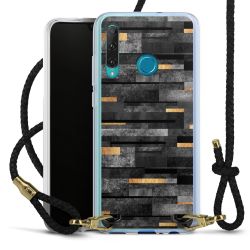 Carry Case Transparent Leather black/gold