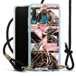 Carry Case Transparent Leather black/gold