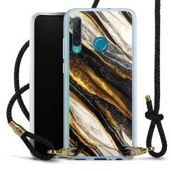 Carry Case Transparent Leather black/gold