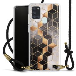 Carry Case Transparent Leather black/gold