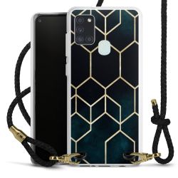 Carry Case Transparent Leather black/gold