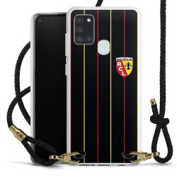 New Carry Case Transparent Leder schwarz/gold