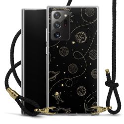 Carry Case Transparent Leather black/gold