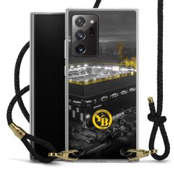 Carry Case Transparent Leather black/gold