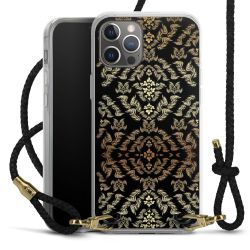 Carry Case Transparent Leather black/gold