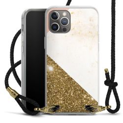 Carry Case Transparent Leather black/gold