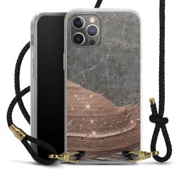 Carry Case Transparent Leather black/gold