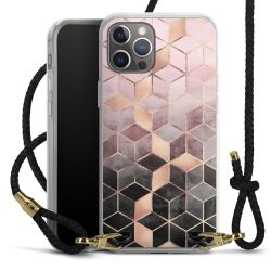 Carry Case Transparent Leather black/gold