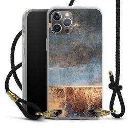 Carry Case Transparent Leather black/gold