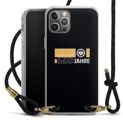 Carry Case Transparent Leder schwarz/gold