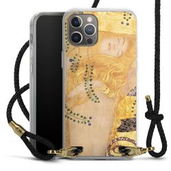 Carry Case Transparent Leather black/gold