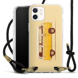 Carry Case Transparent Leather black/gold