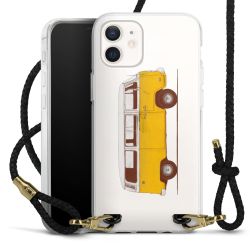 Carry Case Transparent Leather black/gold