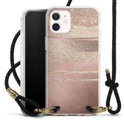 Carry Case Transparent Leather black/gold